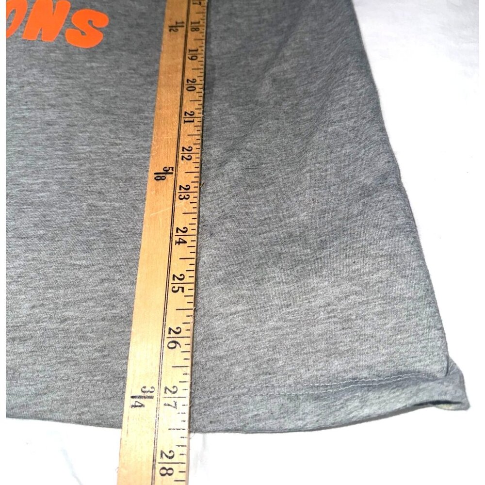 Celebrate Halloween Graphic Long Sleeve Shirt XXL Gray With Orange & Black Text - Picture 6 of 6